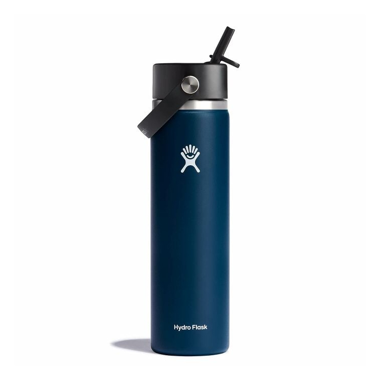 Bình Hydro Flask Wide Flex Straw Cap màu Xanh Indigo