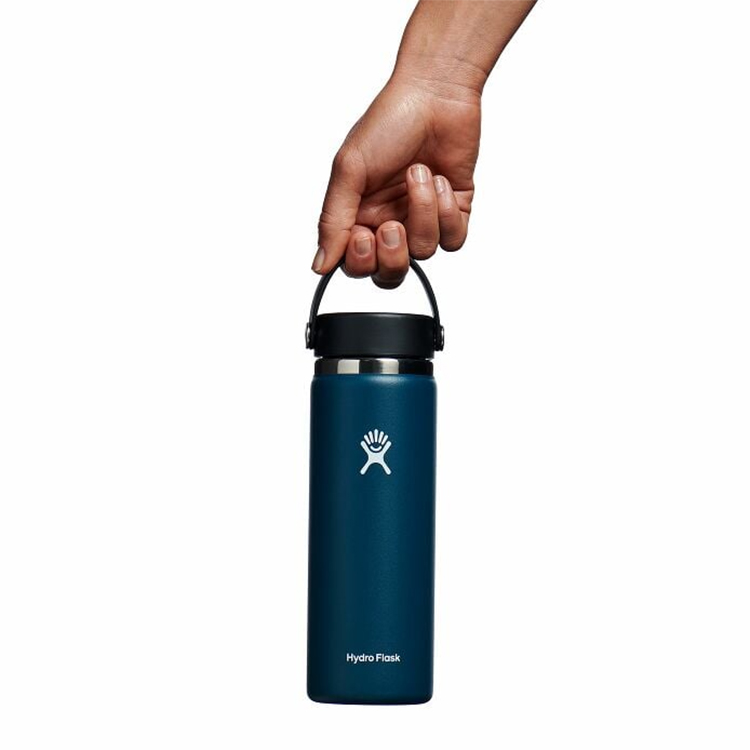 Bình giữ nhiệt Hydro Flask Wide Flex Straw Cap màu Xanh Indigo